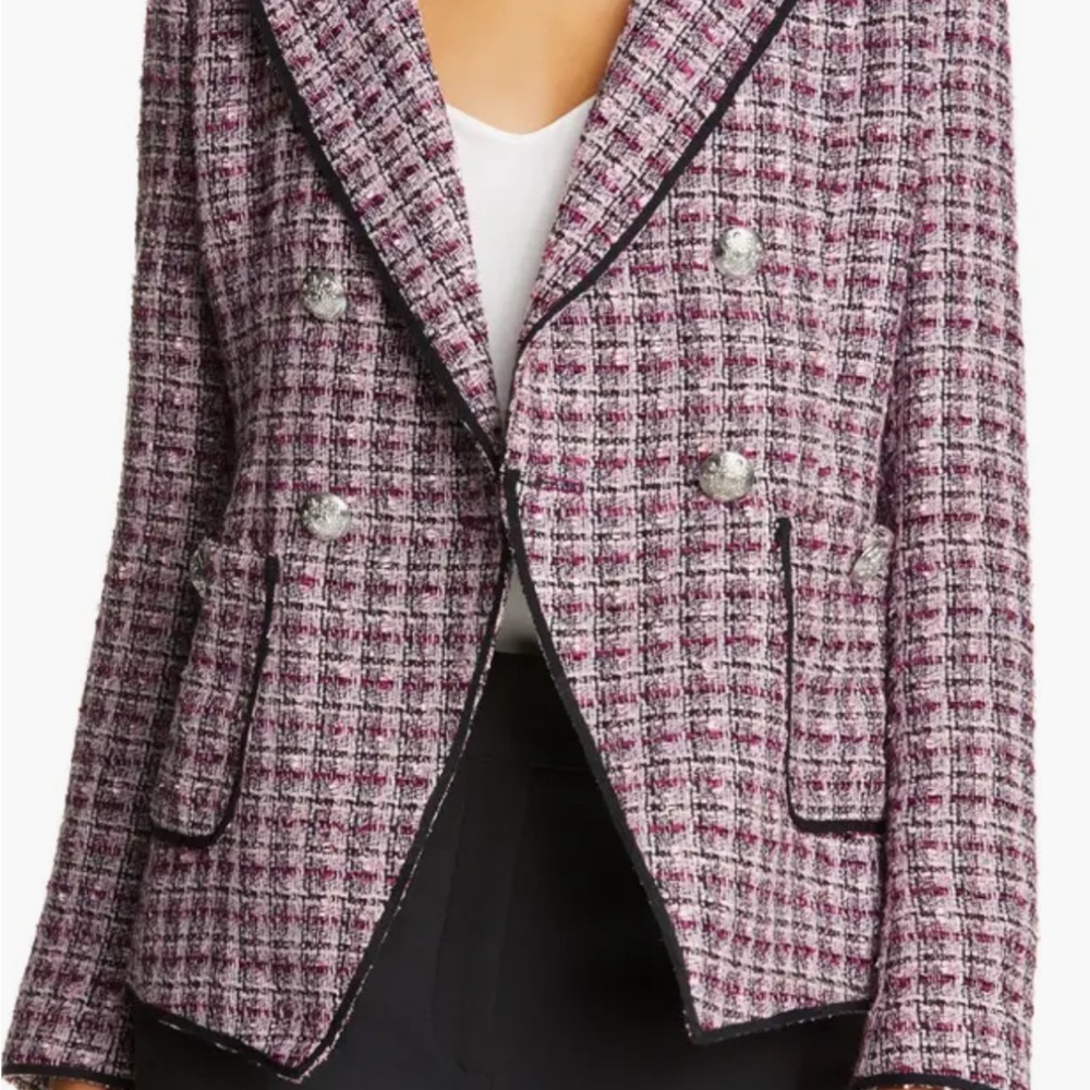 Women's Pink Tweed Jacket